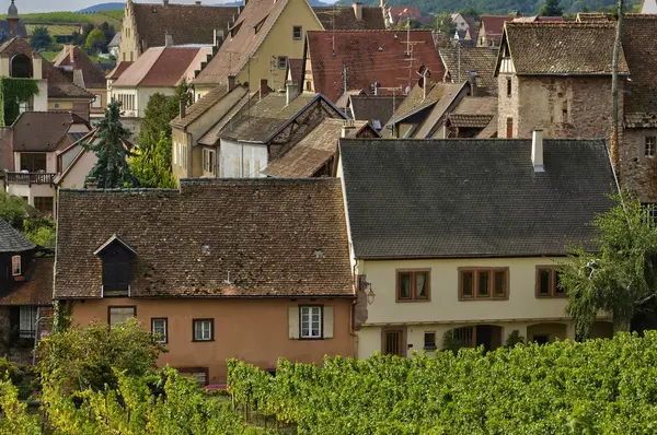 France, small village of Riquewihr in Elsace — стоковое фото
