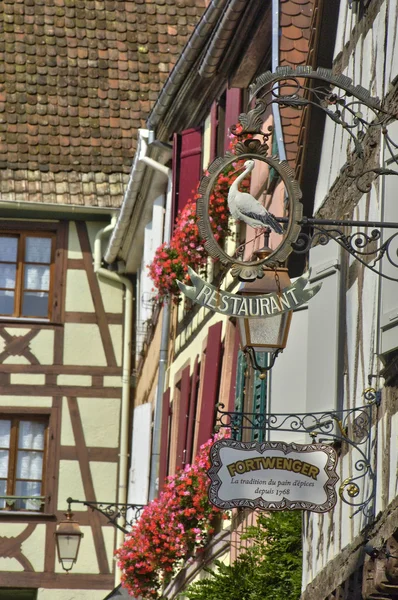 France, small village of Riquewihr in Elsace — стоковое фото