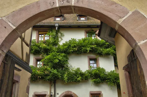 France, small village of Riquewihr in Alsace — Stock Photo, Image