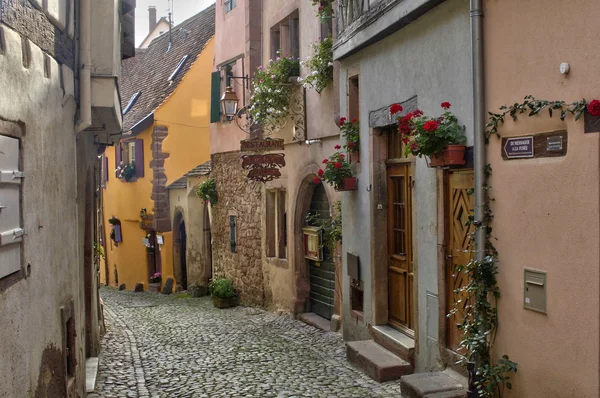 France, petit village de Riquewihr en Alsace — Photo