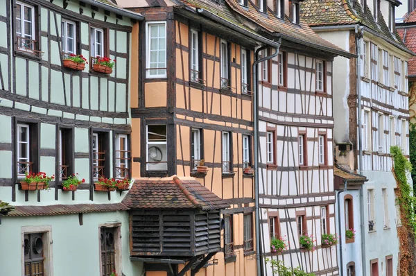 Alsace, old and historical district in Strasbourg — Stock Photo, Image