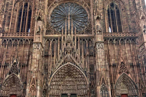 France, cathedral of Strasbourg in Alsace — Stock Photo, Image