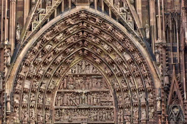 France, cathedral of Strasbourg in Alsace — Stock Photo, Image