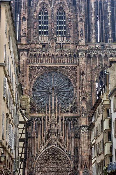 Fransa, alsace bir Strazburg Katedrali'ne — Stok fotoğraf