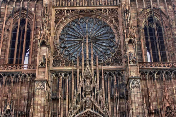 Fransa, alsace bir Strazburg Katedrali'ne — Stok fotoğraf