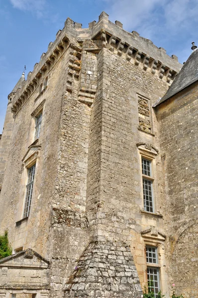 Castle of Vayres in Gironde — Stock Photo, Image