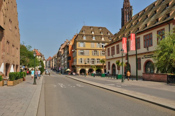 Elzász, régi és történelmi negyed, Strasbourg — Stock Fotó