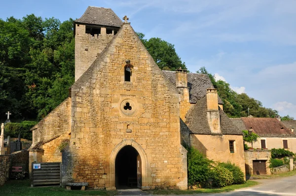 Frankrijk, saint-crepin kerk in dordogne — Stockfoto
