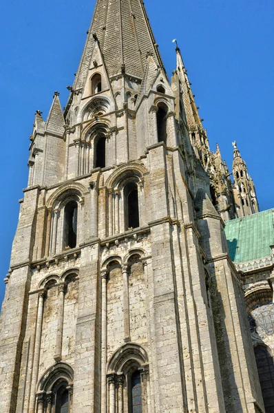 France, la cathédrale de Chartres à Eure et Loir — Photo