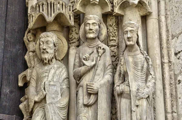 France, the Chartres Cathedral in Eure et Loir — 스톡 사진