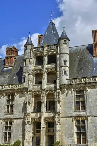 Slottet av chateaudun i eure et loir — Stockfoto
