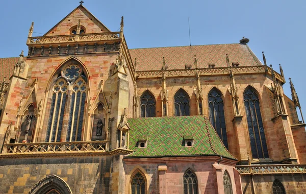 Frankrike, pittoreska staden colmar i haut-rhin — Stockfoto