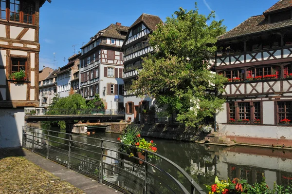 Alsacia, casco antiguo e histórico de Estrasburgo — Foto de Stock