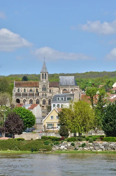 France, picturesque village of Triel sur Seine — Stock Photo, Image