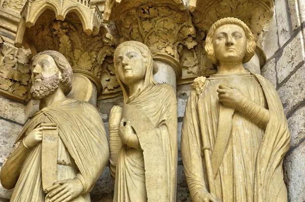 France, la cathédrale de Chartres à Eure et Loir — Photo