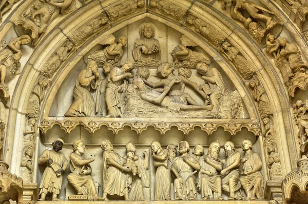 Франция, Кафедральный собор Шартрес в Эр и Луаре — стоковое фото