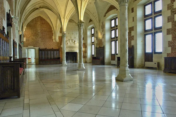 Sala do conselho no castelo de Amboise — Fotografia de Stock