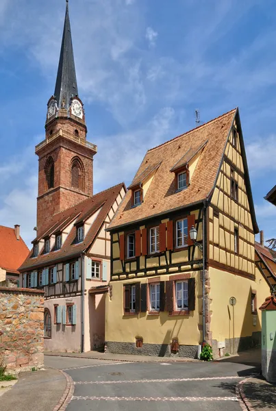 Haut Rhin, village de Bergheim en Alsace — Photo