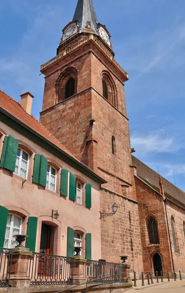 Haut Rhin, village of Bergheim  in Alsace — Stock Photo, Image