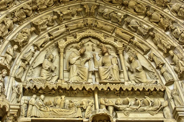 Frankrike, Chartres katedral i Eure et Loir — Stockfoto
