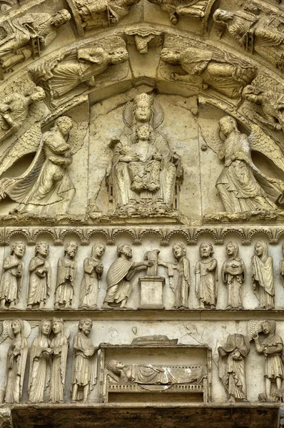 France, the Chartres Cathedral in Eure et Loir — 스톡 사진