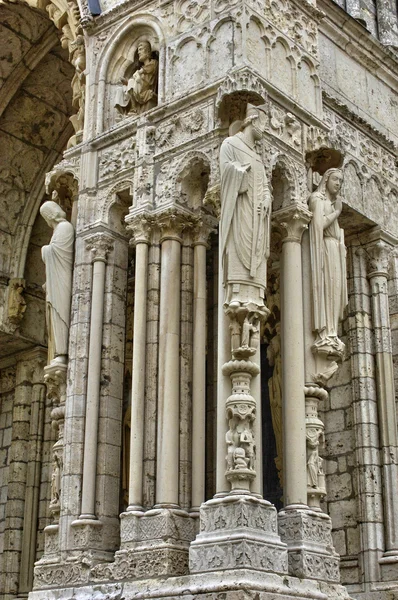 Frankrijk, de kathedraal van Chartres in Eure et Loir — Stockfoto