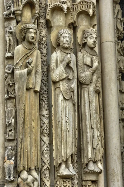 France,  the Chartres cathedral in  Eure et Loir — Stock Photo, Image