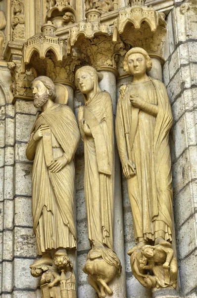 Frankrijk, de kathedraal van Chartres in Eure et Loir — Stockfoto
