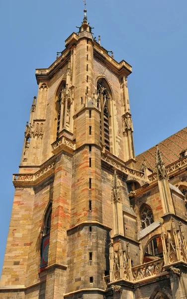 Frankrike, pittoreska staden colmar i haut-rhin — Stockfoto