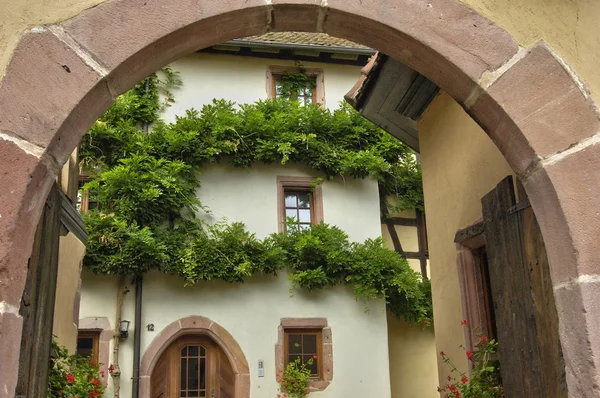 France, small village of Riquewihr in Alsace — Stock Photo, Image