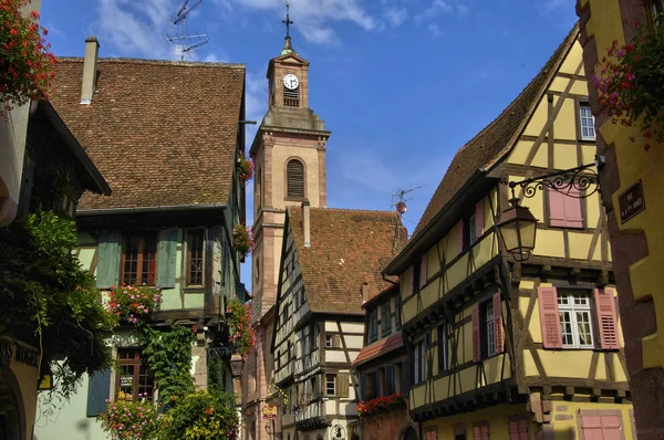 France, small village of Riquewihr in Elsace — стоковое фото