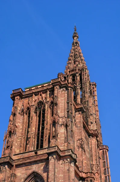 França, catedral de Estrasburgo na Alsácia — Fotografia de Stock