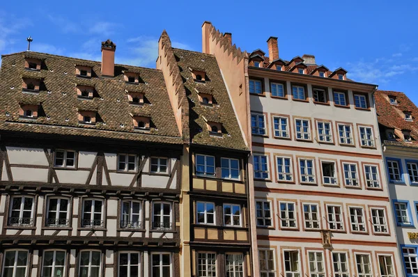 La place de la cathedrale i strasbourg — Stockfoto