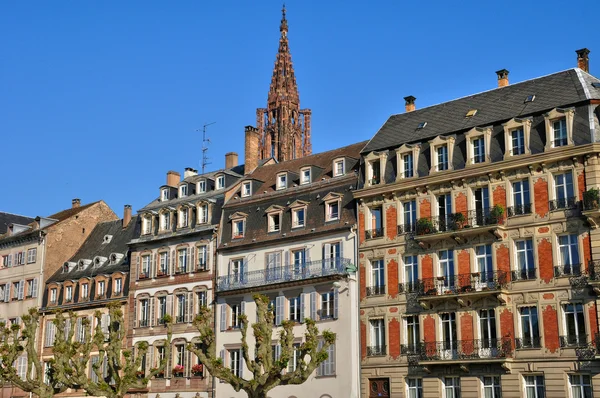 Alsace, vanha ja historiallinen alue Strasbourgissa — kuvapankkivalokuva