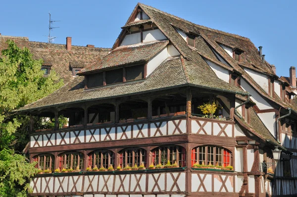 Alsace, vieux quartier historique de Strasbourg — Photo