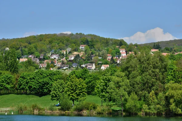 Fransa, triel sur Seine pitoresk köy — Stok fotoğraf