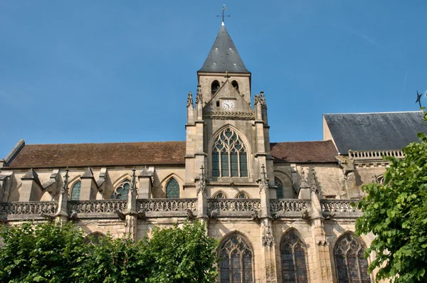 Frankrijk, historische kerk van triel sur seine — Stockfoto