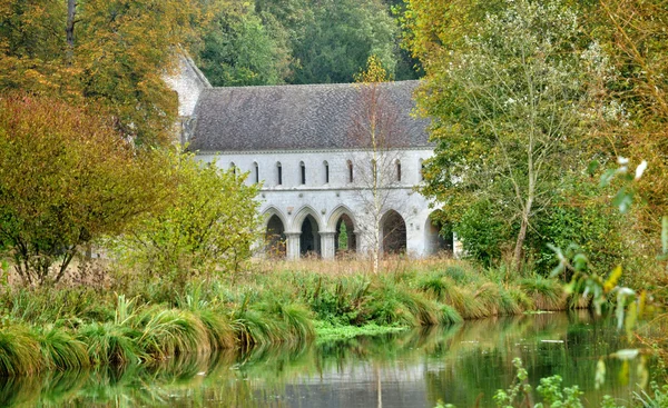 França, abadia de Fontaine Guerard em Radepont — Fotografia de Stock