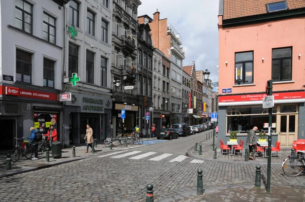 Belgium, Brüsszel, a festői szépségű városban — Stock Fotó