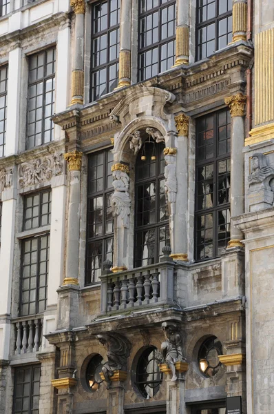 Belgium, picturesque Grand Place of  Brussels — Stock Photo, Image