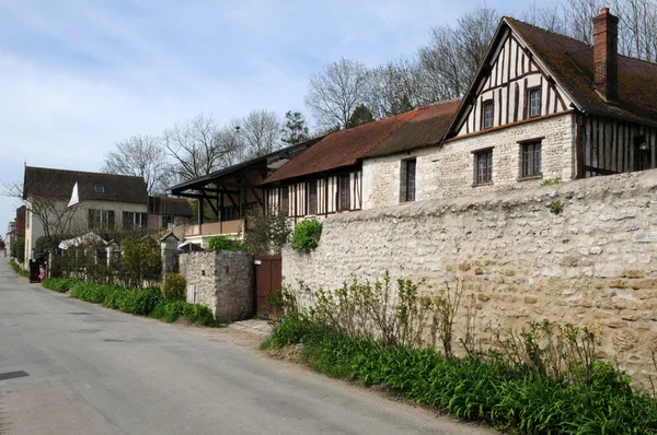 ฝรั่งเศส หมู่บ้านที่สวยงามของ Giverny ในนอร์แมนดี้ — ภาพถ่ายสต็อก