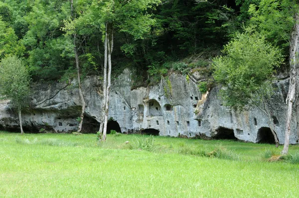 Francja, prehistoryczne commarque — Zdjęcie stockowe