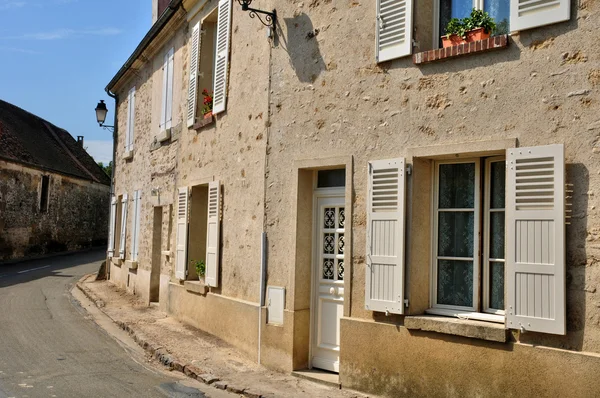 Francie, malebné vesnici themericourt — Stock fotografie
