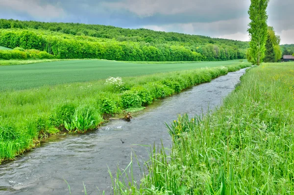 Normandie, the Lieure river in Rosay sur Lieure — Stock Photo, Image