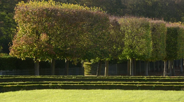 Marie antoinette landgoed in het park van het paleis van versailles — Stockfoto