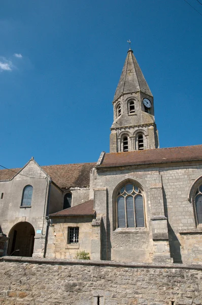 Fransa, bouconvillers güzel kilise — Stok fotoğraf