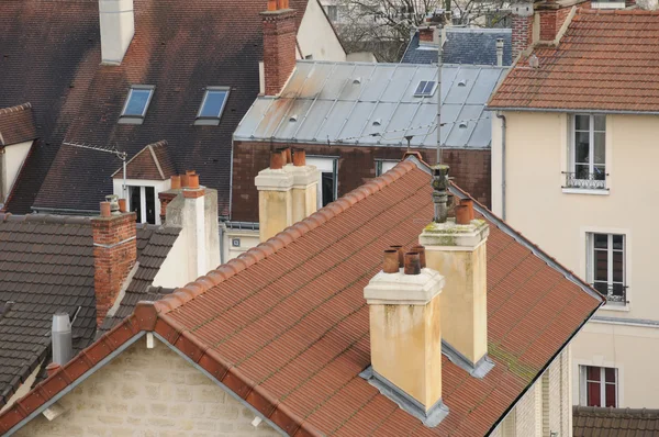 Francia, la città di Poissy — Foto Stock