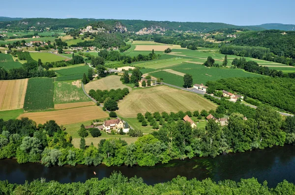 Perigord, Dordogne valley in Castelnaud la Chapelle — Stock Photo, Image