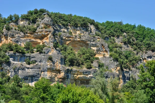 Perigord, the picturesque village of la roque Gageac — Stock Photo, Image
