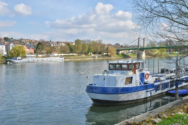 Francie, město triel sur Seine — Stock fotografie